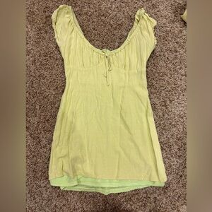 Pacsun LA hearts green mini dress